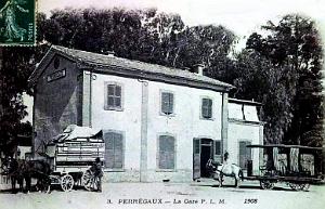 PERREGAUX - GARE - 1908